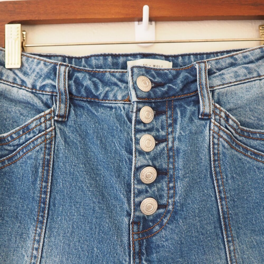 !! Cleo + Wolf High Rise Straight Jeans sz W26 L27 - Picture 6 of 8